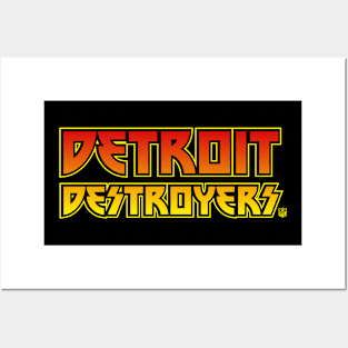 Detroit Destroyers - Flame Posters and Art